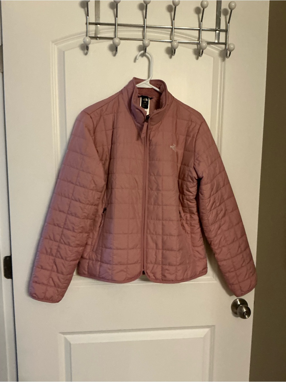 The North Face Womens Size M Quilted Puffer Jacket - Dusty Rose